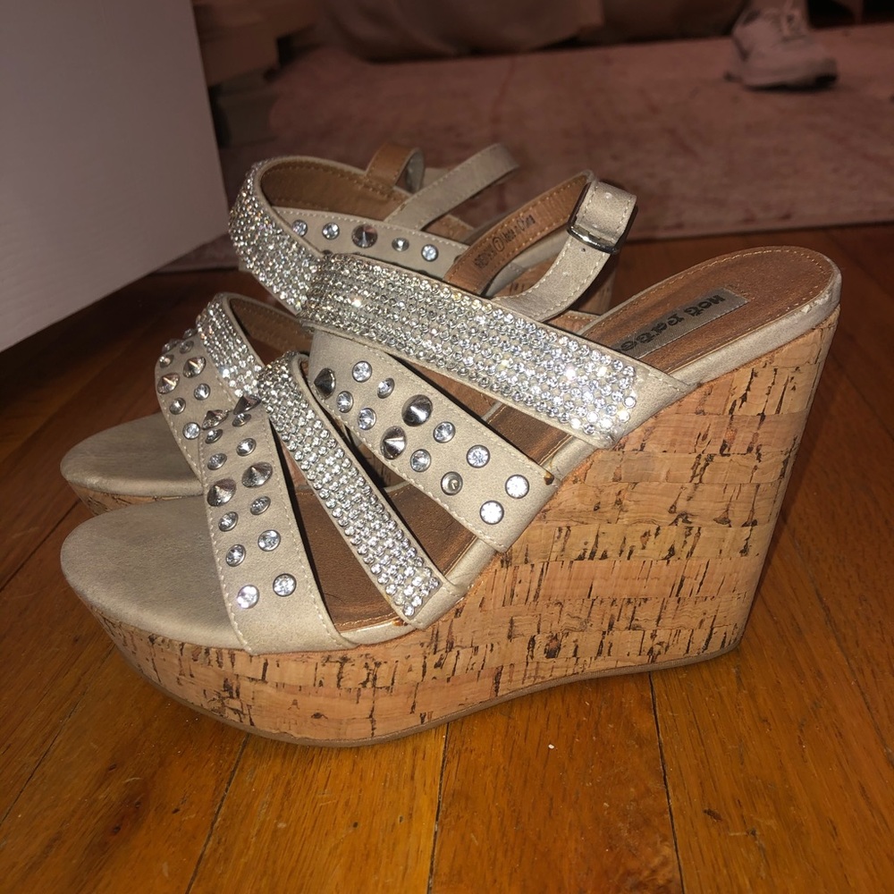 Bejeweled wedges